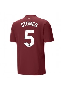 Manchester City John Stones #5 Voetbaltruitje 3e tenue 2024-25 Korte Mouw